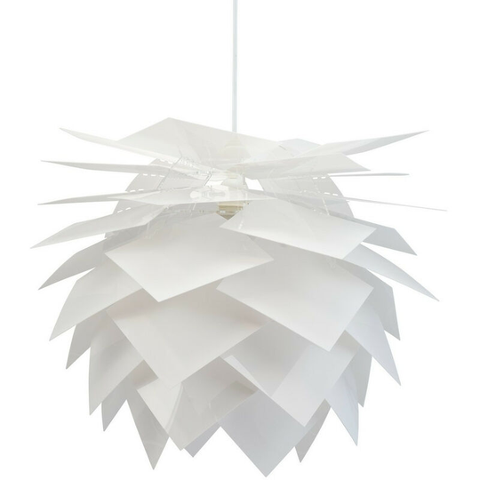 Dyberg Larsen Pineapple Medium Pendant Ceiling Light White 45cm