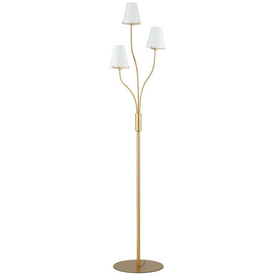 Fan Europe Lighting - Fan Europe canto 3 Light Multi Arm Floor Lamp Gold 38.5x158cm