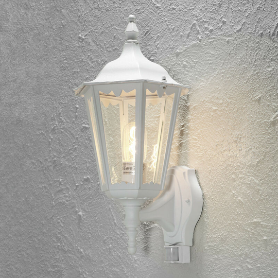 Konstsmide Firenze Outdoor Classic Large Lantern Up Light pir White, IP44