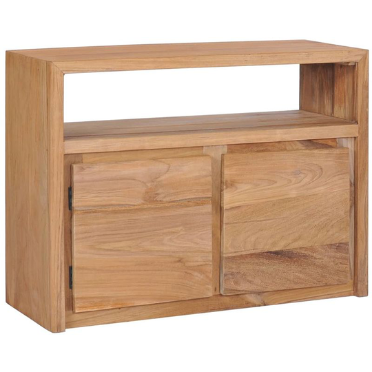 Hommoo Sideboard 80x30x60 cm Solid Teak Wood