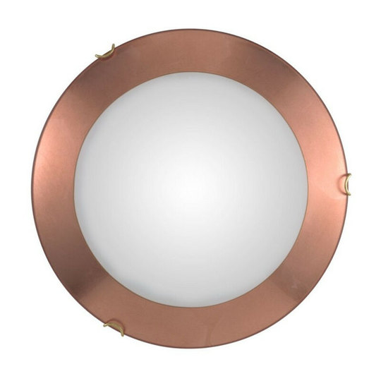 Kolarz MOON - Integrated LED Lifestyle Simple Flush Ceiling Light Copper - Leaf Gold Finish