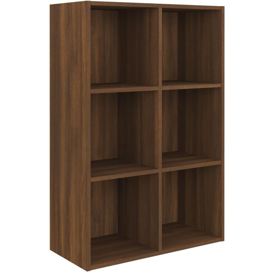Book Cabinet/Sideboard Brown Oak 66x30x98 cm Engineered Wood Vidaxl Brown