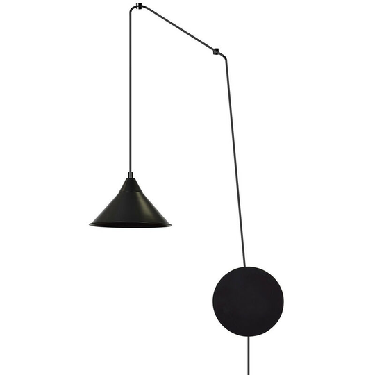 Emibig Abramo Black Pendant Ceiling Light 1x E27