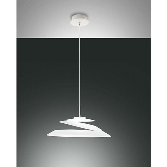 Fabas Luce Lighting - Fabas Luce Aragon led Dome Pendant Ceiling Lights White Glass