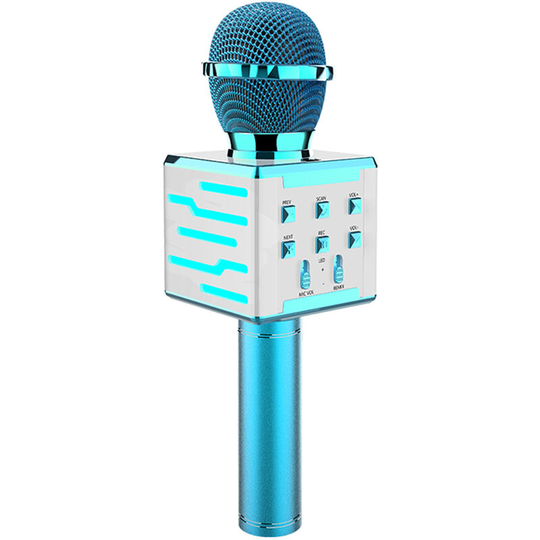 Wireless Microphone for Singing Recording led Lights Handheld bt Microphones Kids Karaoke Microphone Home ktv Player for Home Party