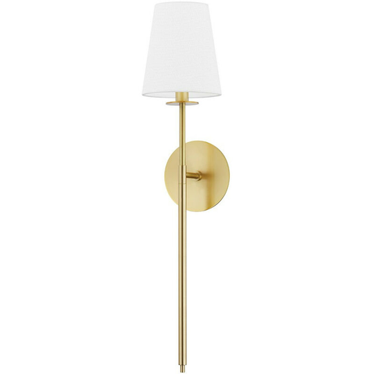 Hudson Valley Lighting - Niagra 1 Light Wall Sconce Brass, Glass