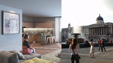3d People +3ds Max+ Vray + Photoshop