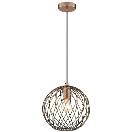 Whitby L25 Antique Copper Pendant Light 1 Lights