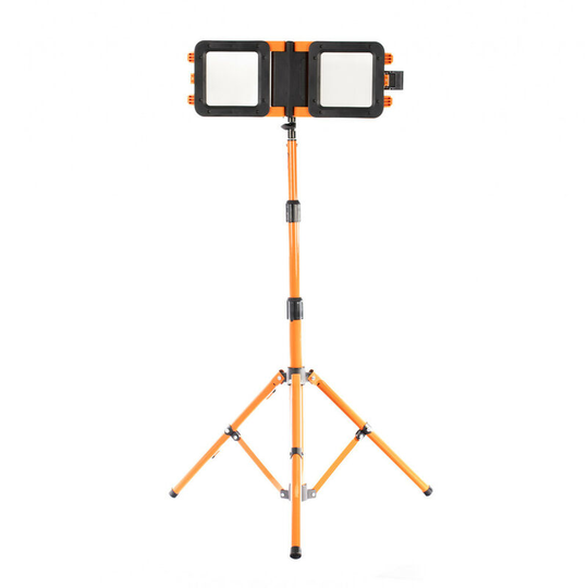 Vaunt - 20W Cordless Adjustable Dual Site Floodlight with Tripod - White