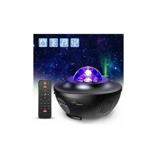 LED Star Projector Lamp, Rotating Night Light Projector with 21 Modes & Remote Control & Timer & Speaker & Bluetooth