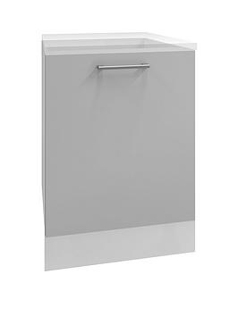 Manor Interiors Genoa Light Grey Integrated Dishwasher Door 600Mm Wide