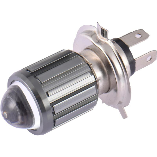 Aougo - Latest Motorcycle Light, Bright Modified Car led Headlight, Low Power Consumption High Brightness, H4-Claw H6 Dual Color Fisheye Modified