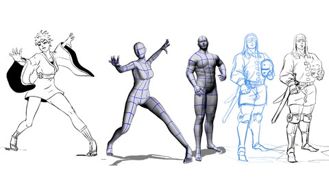How to use 3d models for drawing - Clip studio paint