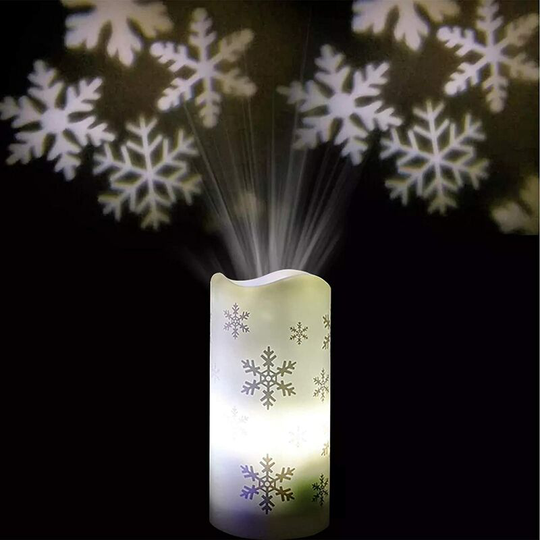 Denuotop - Projection Lamp, led Snowflake, Christmas led Projector, Halloween Projection Lamp, Home Decor for Halloween, Christmas, Easter, Birthday,