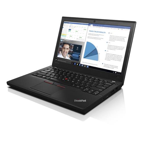 T1A Lenovo ThinkPad X260 Refurbished i5-6300U Notebook 31.8 cm (12.5") HD Intel Core i5 8 GB DDR4-SDRAM 256 GB SSD Wi-Fi 5 (802.11ac) Windows 10 Pro Black