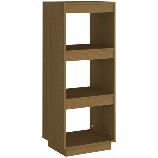 Book Cabinet/Room Divider Honey Brown Solid Pinewood vidaXL - Brown