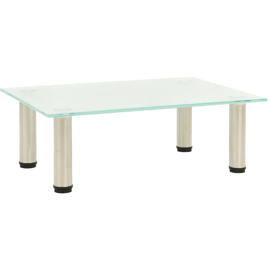 Asupermall - tv Stand Frosted 40x35x17 cm Tempered Glass