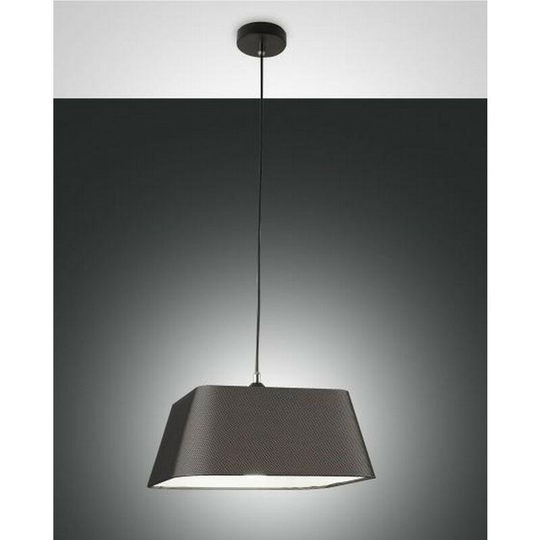 Fabas Luce Allegra Pendant Ceiling Lights Black Glass, E27