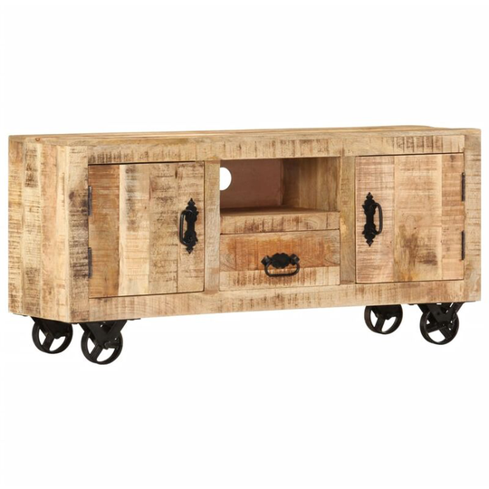 Vidaxl - tv Cabinet Rough Mango Wood 110x30x50 cm Brown