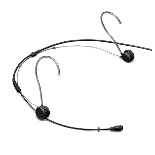 Shure Twinplex TH53B/O-MTQG Headset Microphone Black