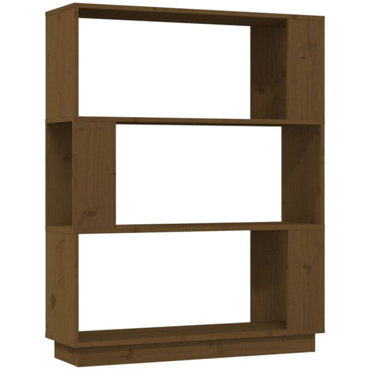 Book Cabinet/Room Divider Honey Brown 80x25x101 cm Solid Wood Vidaxl Brown