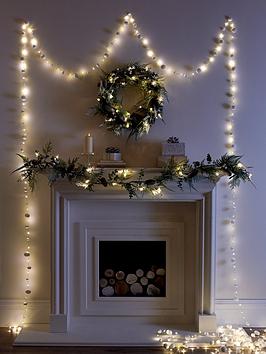 160 Led Snowball Light Christmas Garland