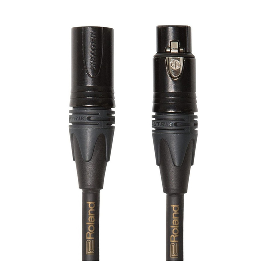 Roland RMC-GQ25 Gold Series Quad Microphone Cable 25ft/7.5m