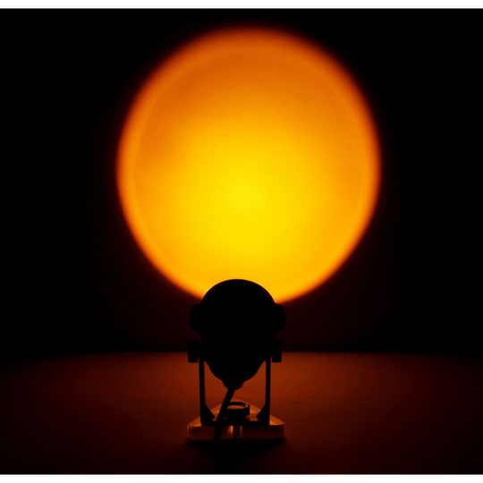 Asupermall - Sunset Projection Lamp Sunset Light Projector led Night Light Romantic Visual Ambient Light usb Powered for Living Room Bedroom Studio
