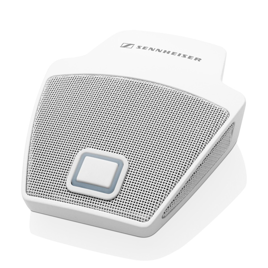 Sennheiser MEB 114-S W Cardioid Table Boundary Microphone White