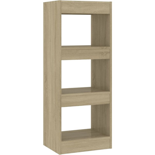 Book Cabinet/Room Divider Sonoma Oak 40x30x103 cm Engineered Wood Vidaxl Brown