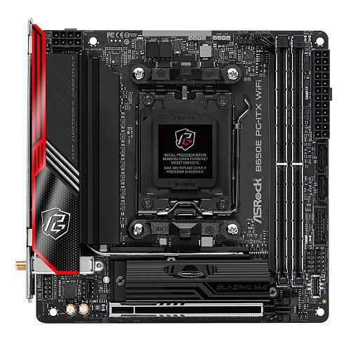 Asrock B650E PG-ITX WIFI AMD B650 AM5 Mini ITX 2 DDR5 HDMI eDP Wi-Fi 6E 2.5G LAN PCIe5 2x M.2