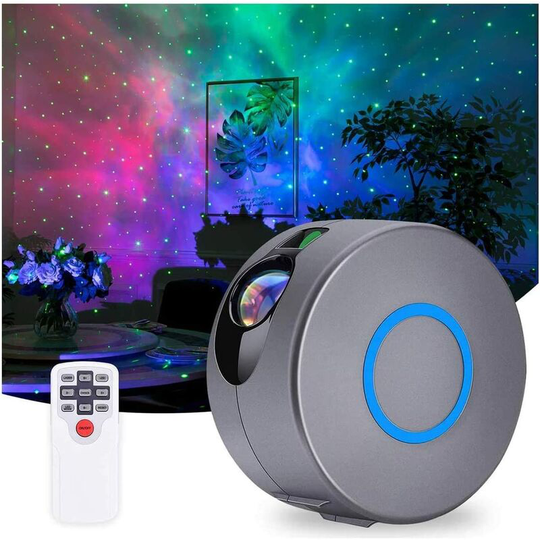 Led Star Sky Nightlight Projector Rotary Light Remote Remote Light Gray Night Sky
