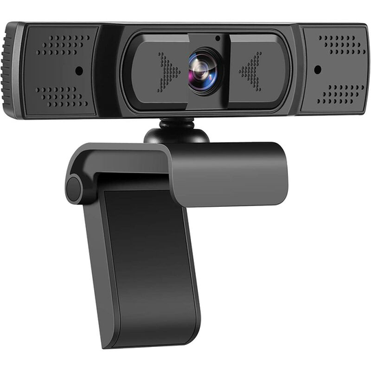 1080P webcam, hd usb webcam with stereo microphone for online streaming in the classroom or office, pc webcam compatible with Windows, Android 5.0,