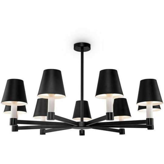 Maytoni Modern - Tet-a-tet Modern Tet-a-tet 9 Light Black Pendant Ceiling Light