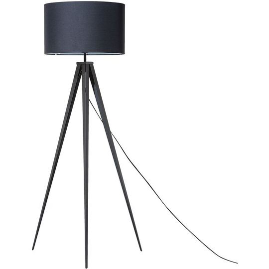 Contemporary Tripod Floor Lamp Black Legs and Shade Stiletto - Black