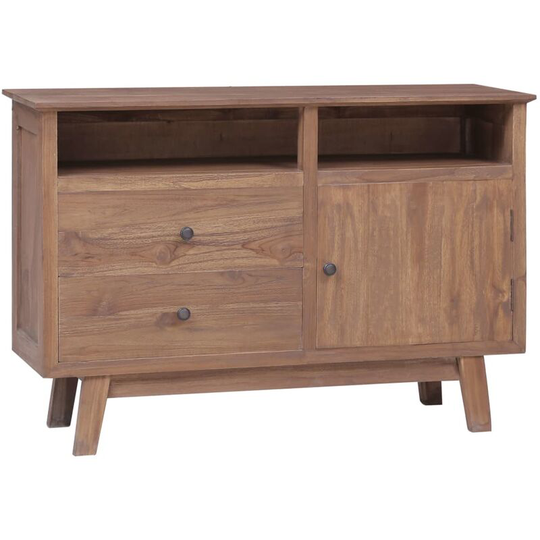 Sideboard 100x30x68 cm Solid Teak Wood - Brown