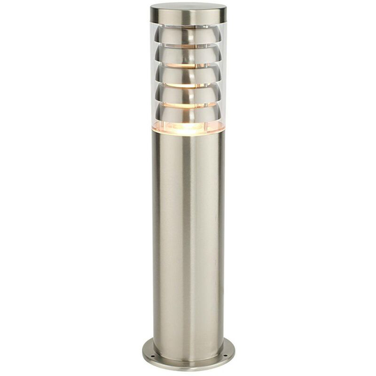 Endon Tango - Outdoor Bollard Light Stainless Steel, Polycarbonate IP44, E27