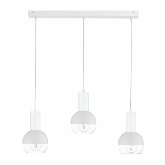 Keter Ice Bar Pendant Ceiling Light White, 60cm, 3x E27