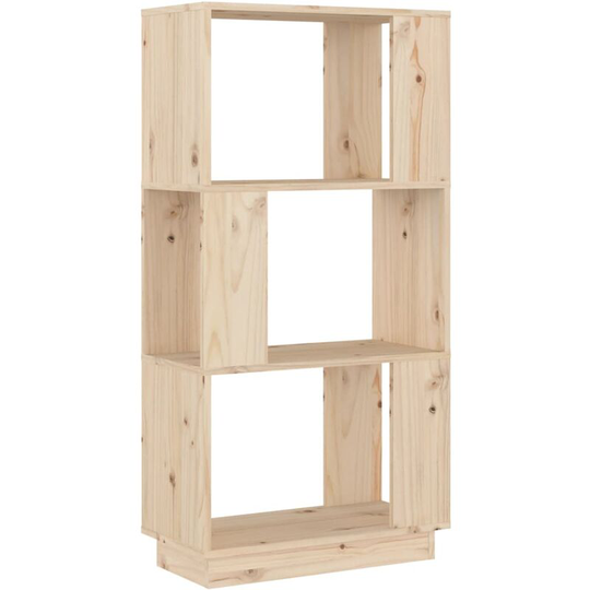 Book Cabinet/Room Divider 51x25x101 cm Solid Wood Pine Vidaxl Brown