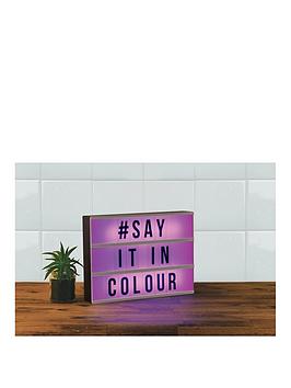 Fizz Colour Changing Cinematic Light Box