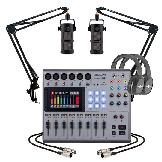 Zoom Podtrak P8 Podcasting Bundle