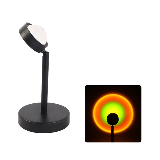 Sunset Lamp, Sunset Projection Lamp Brightness Adjustable Sunset Projector Light Mood Lights Rainbow Lamp(style 2) - Muff