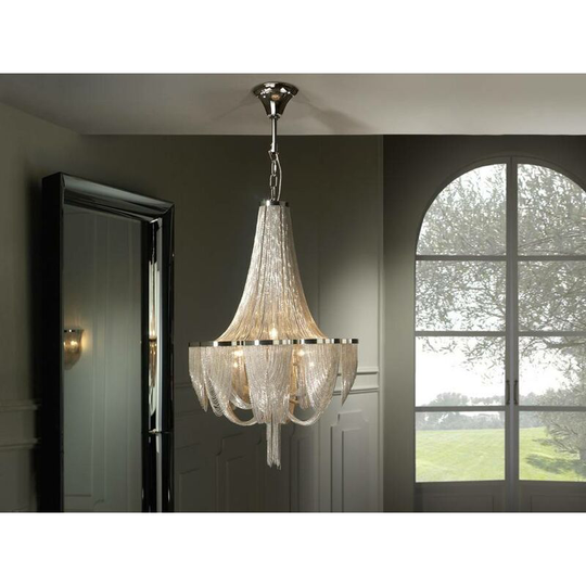 Schuller Lighting - Schuller Minerva - 10 Light Grand Chandelier Chrome, G9