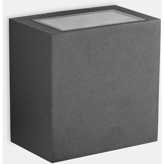 Leds C4 Afrodita Tech Big One Emission Outdoor led Up Down Light Big Urban Grey IP66 19.3W 4000K Dimmable