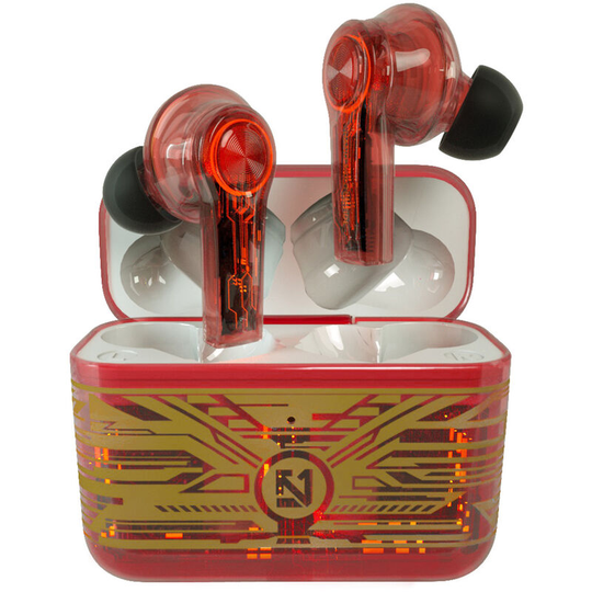 TS-200 BT5.0 Wireless Earphones with Microphone Auto Pairing Noise Reduction Touch Control Semi-transparent Shell