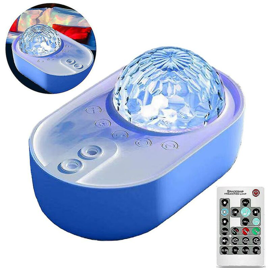 Thsinde - Star Projector, Night Light Galaxy Projector Bluetooth Music Speaker, Ocean Wave Starry Pr