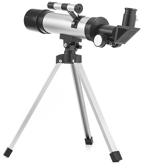 Astronomical Telescope Compact Portable Telescope of 90X Magnification with Finder Scope Adjustable Tripod for Kids Beginners