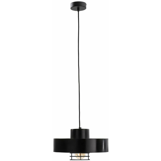Keter Bossi Dome Pendant Ceiling Light Black, 30cm, 1x E27