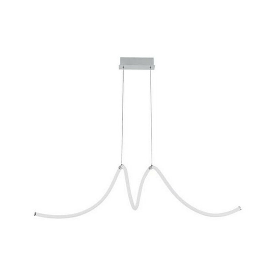 Larissa Lighting - Larissa Galata Ceiling Pendant Light led 55W 3000K White Chrome