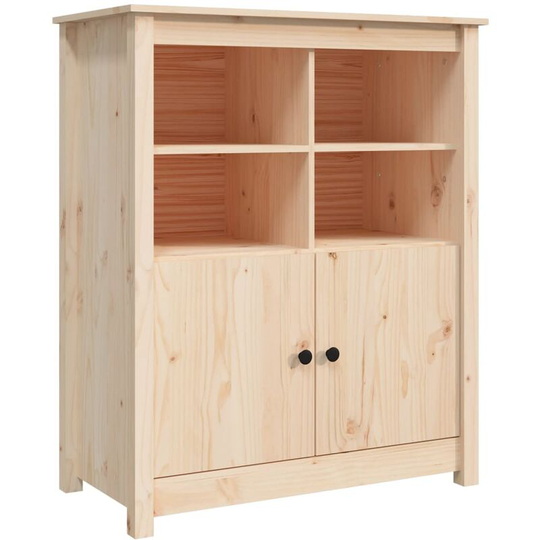 Sideboard 83x41.5x100 cm Solid Wood Pine Vidaxl Brown